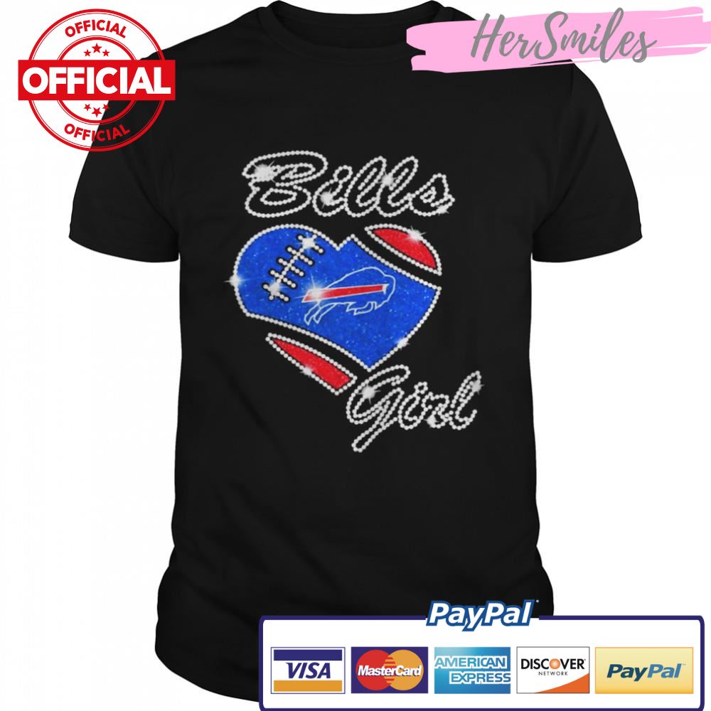 Buffalo Bills Girls Heart Diamond shirt
