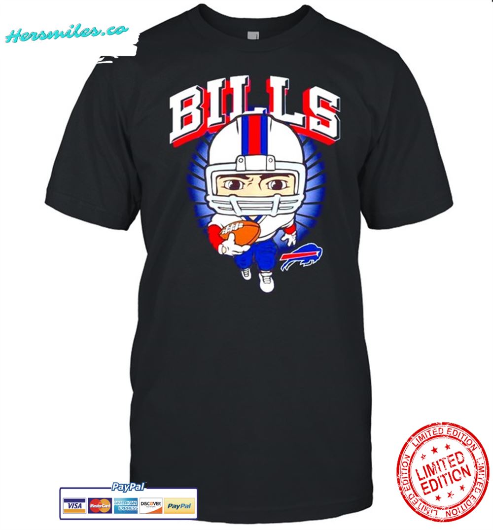 Buffalo Bills preschool gummy player shirt