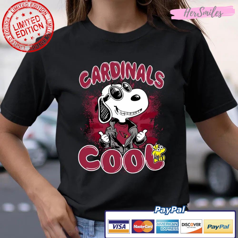 Cardinals Cool Snoopy NFL Football Arizona Cardinals T Shirt