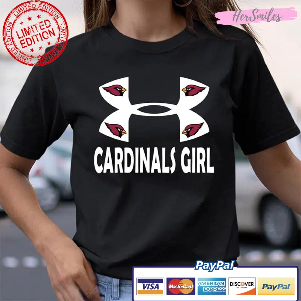 Cardinals Girl Under Armour NFL Arizona Cardinals T Shirt