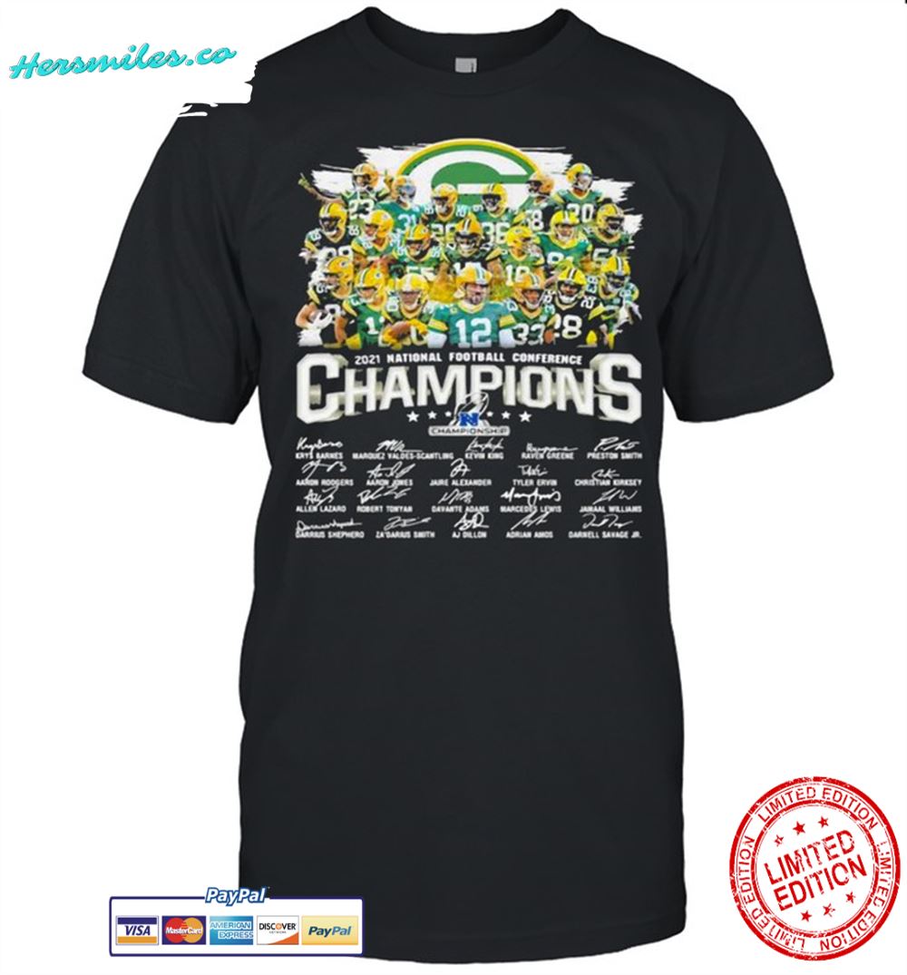 Champions National Football Conference Green Bay Packers Signature shirt