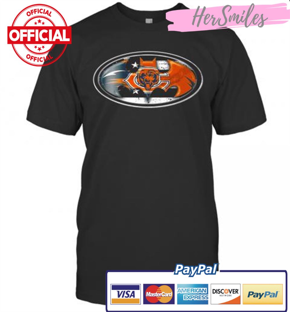 Chicago Bears Batman Logo T-Shirt
