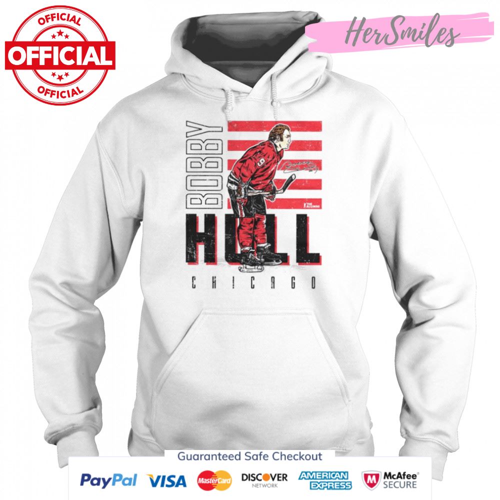 Chicago Blackhawks Bobby Hull signature shirt Chicago Blackhawks Bobby Hull signature shirt