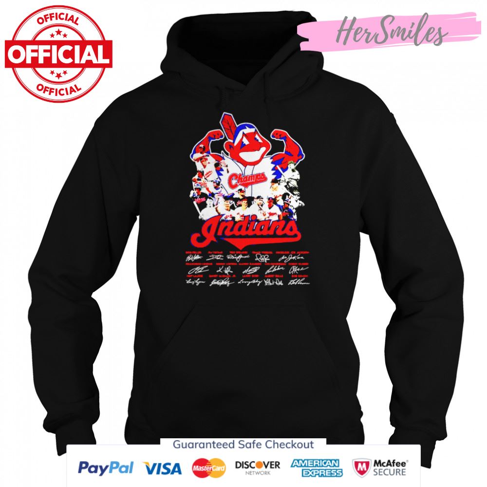 Cleveland Indians Champs signatures shirt Cleveland Indians Champs signatures shirt