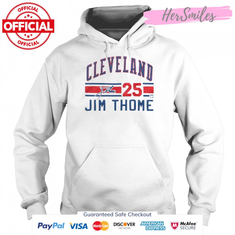 Cleveland Jim Thome 25 Signature Jersey Shirt Cleveland Jim Thome 25 Signature Jersey Shirt