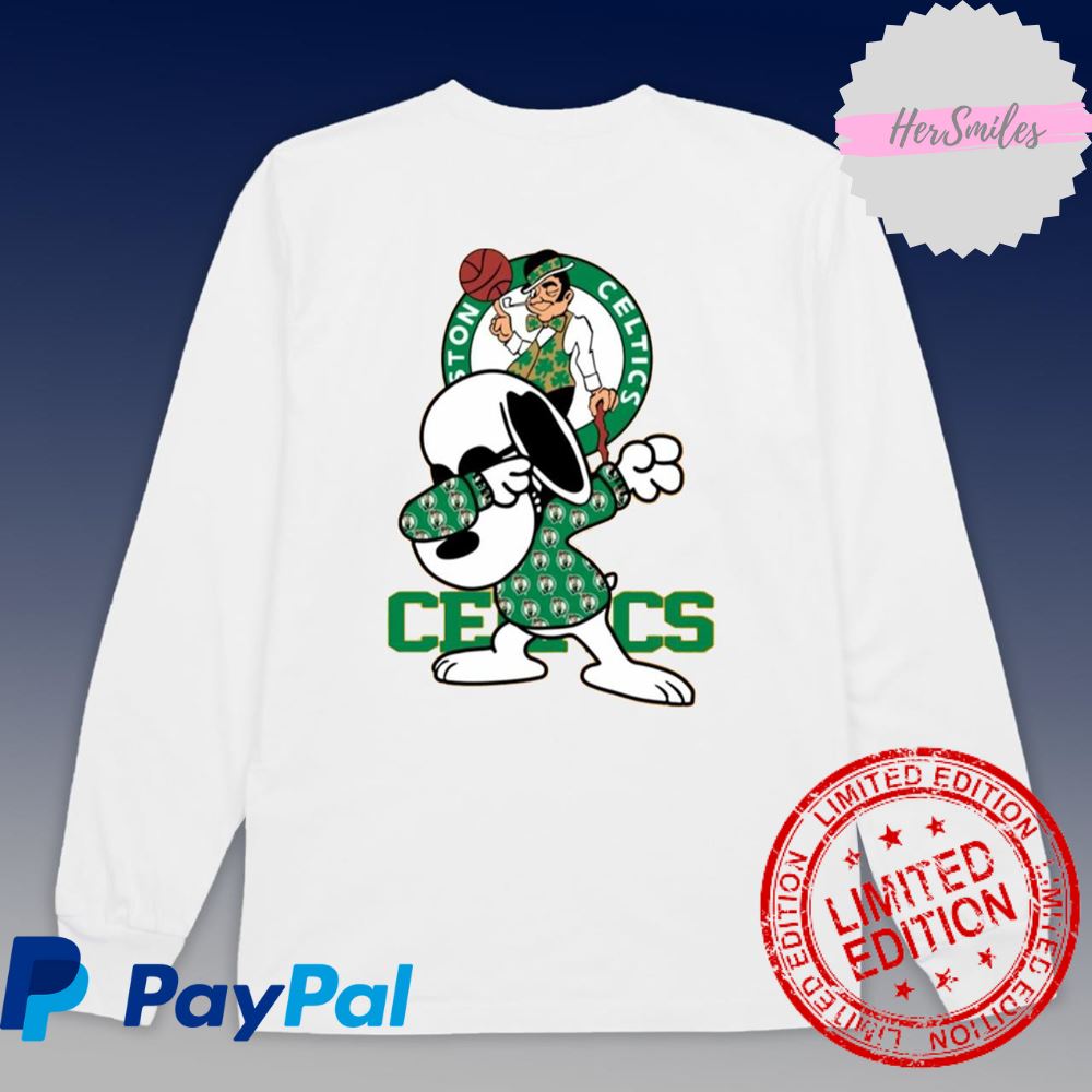 Clothing Boston Celtics Snoopy Dabbing Shirts