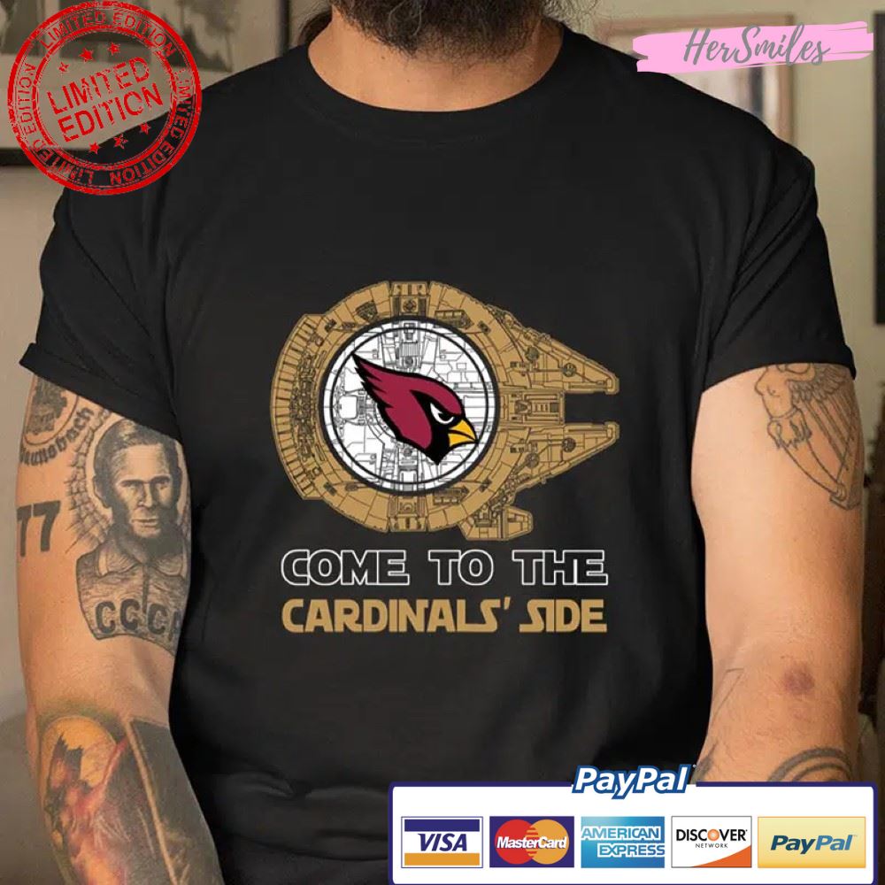 Come To The Cardinals Side Star Wars Arizona Cardinals T Shirt