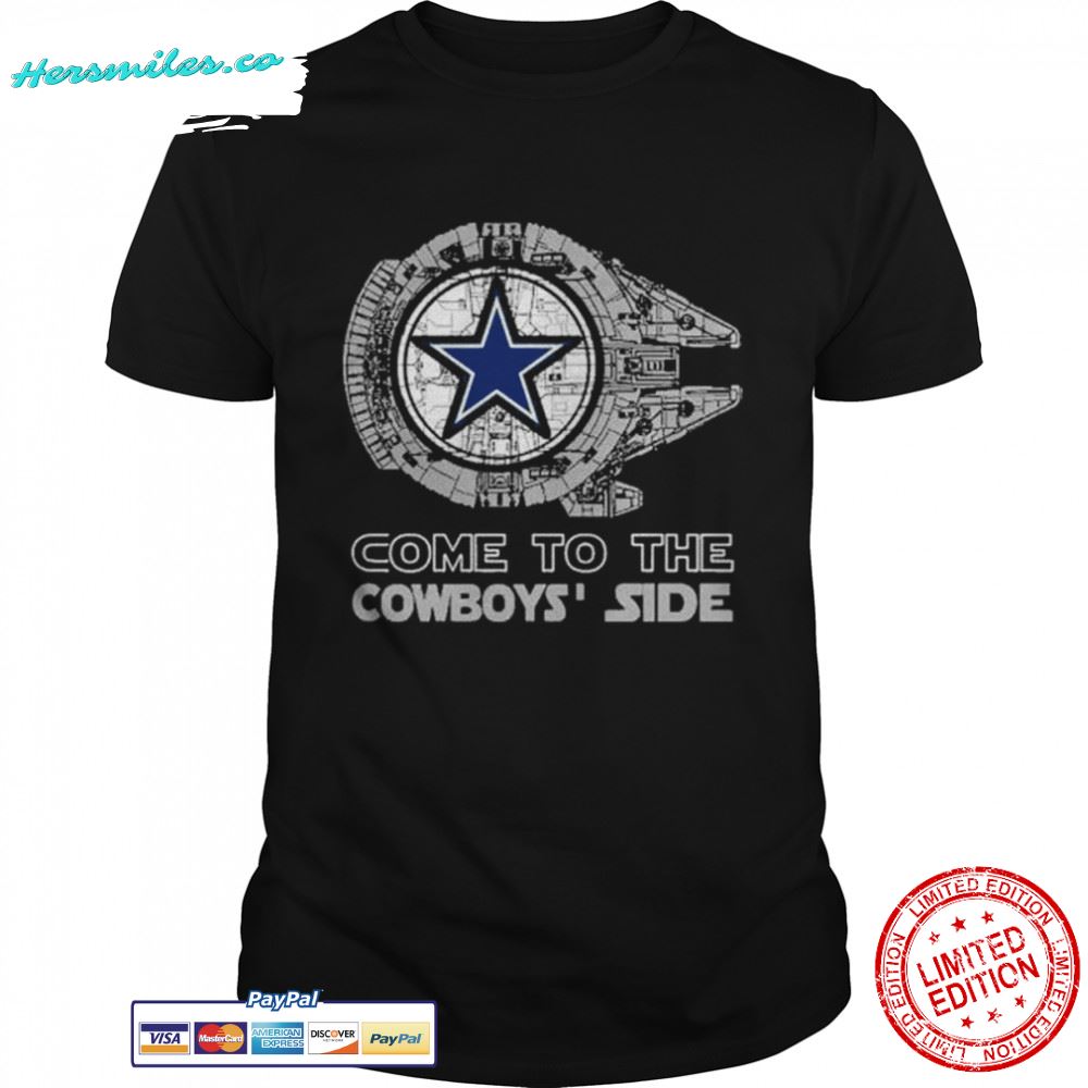 Come to the Dallas Cowboys’ Side Star Wars Millennium Falcon shirt