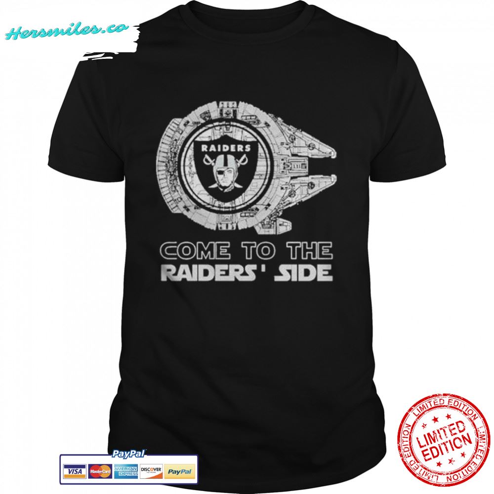 Come to the Las Vegas Raiders’ Side Star Wars Millennium Falcon shirt