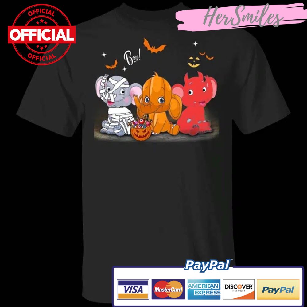 Cute Elephants Cosplay Halloween T-Shirt