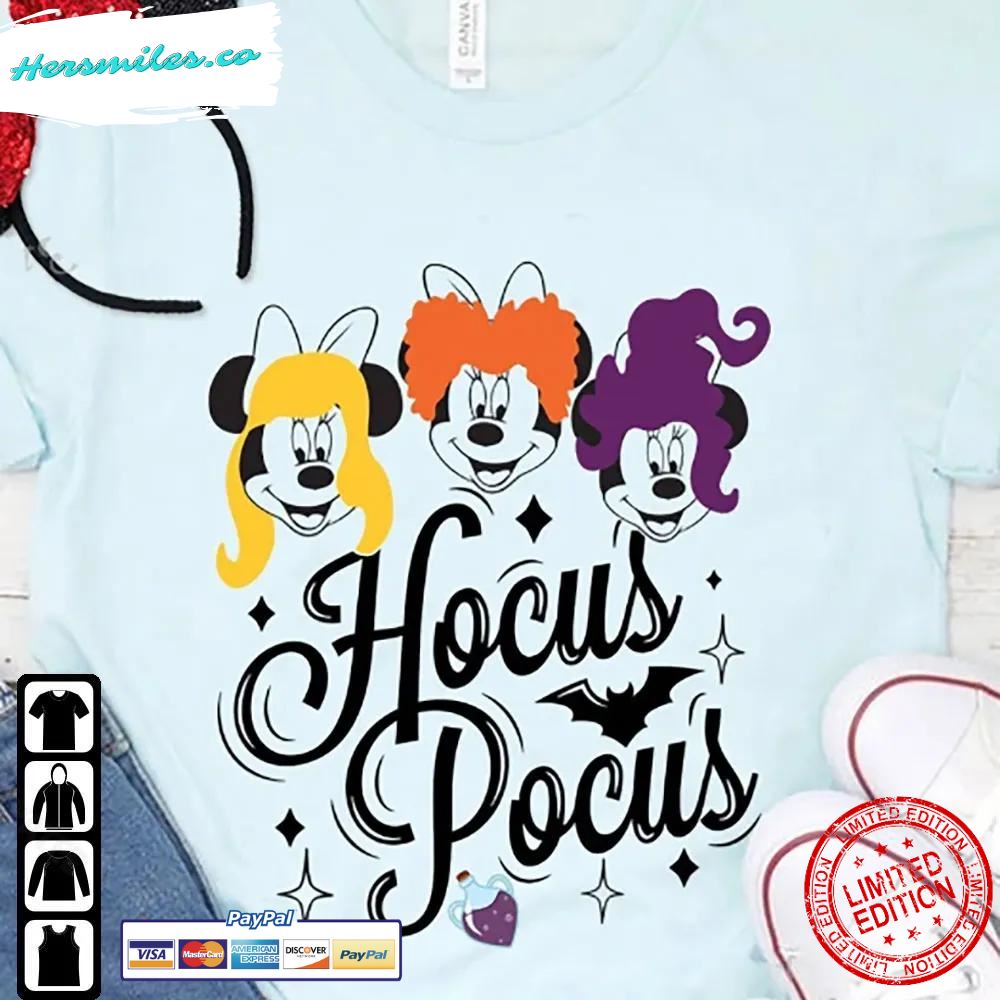 Cute Minnie Hocus Pocus Shirt Disney Halloween Shirt T-Shirt