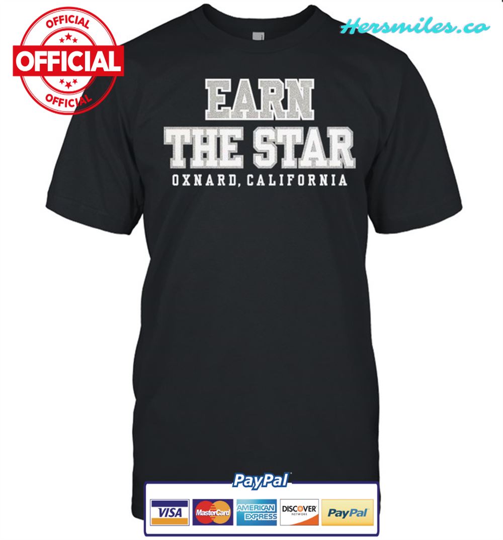 Dallas Cowboys Womens Earn The Star Glitter Tee shirt