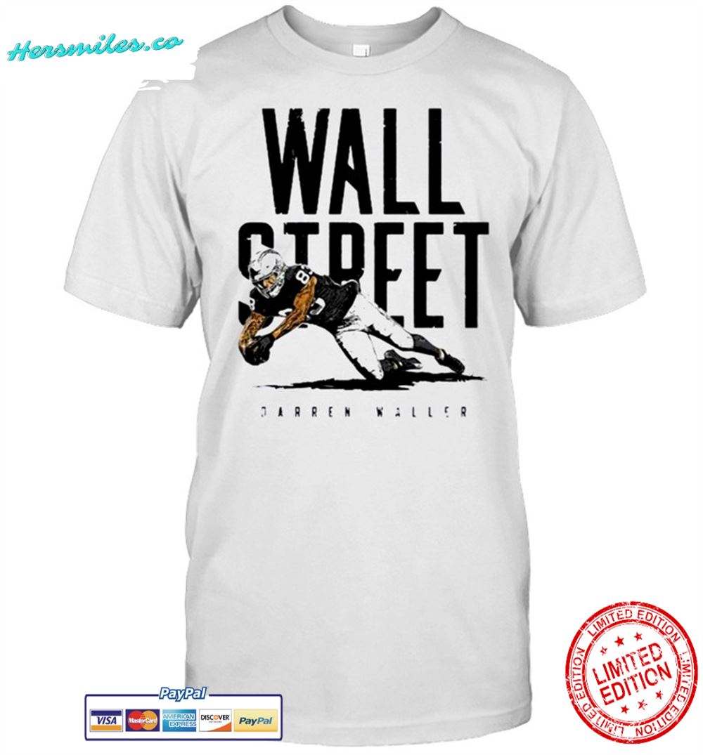 Darren Waller Las Vegas Raiders Wall Street shirt
