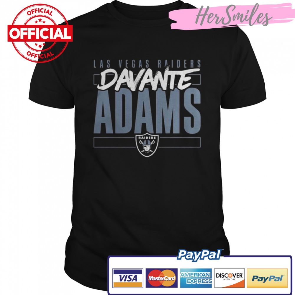 Davante Adams Las Vegas Raiders Fanatics Branded Hometown Stack T-Shirt