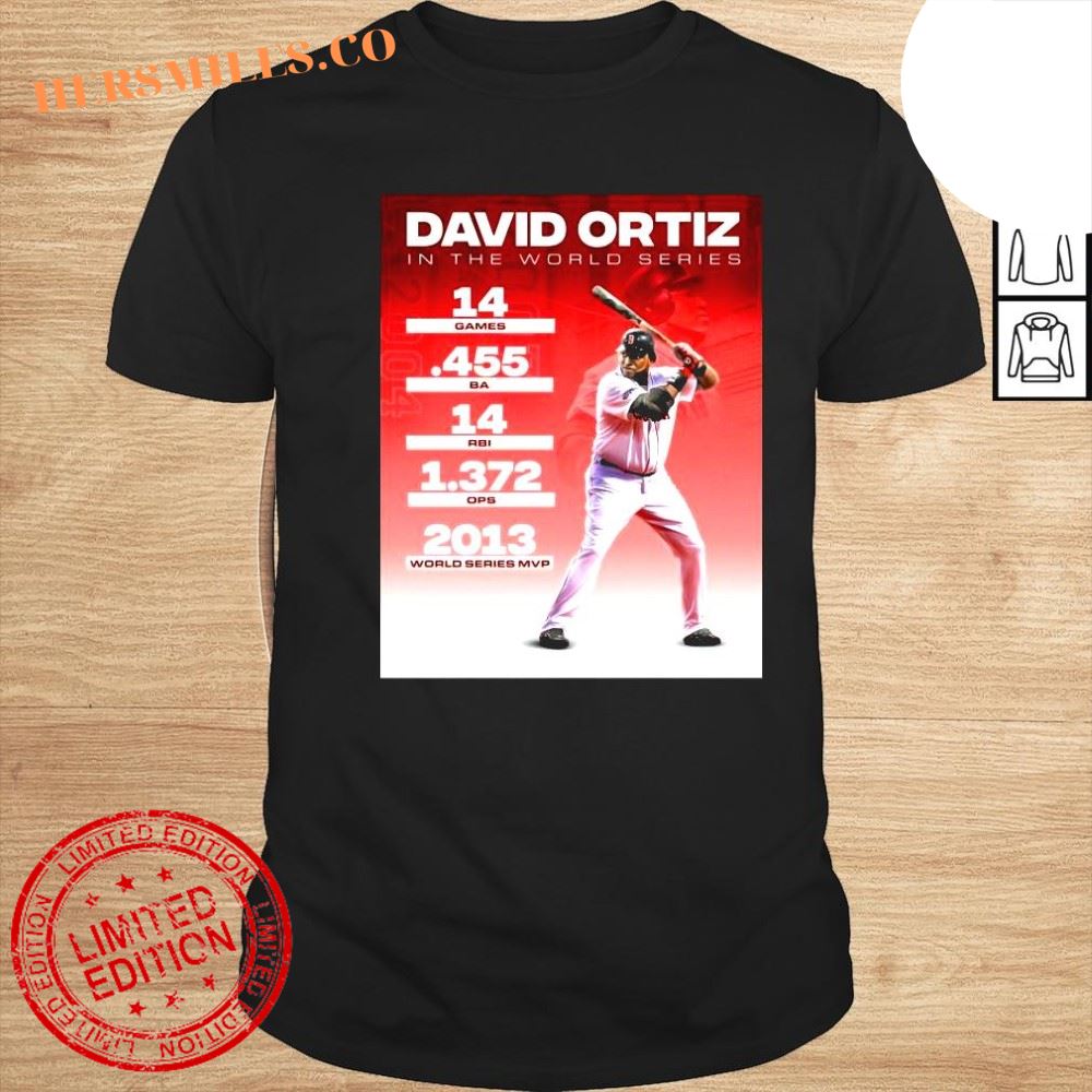 David Ortiz Big Papi Boston Red In The World Series Shirt