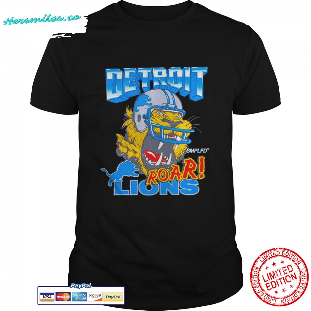 Detroit Lions Roar X Smplfd T-Shirt