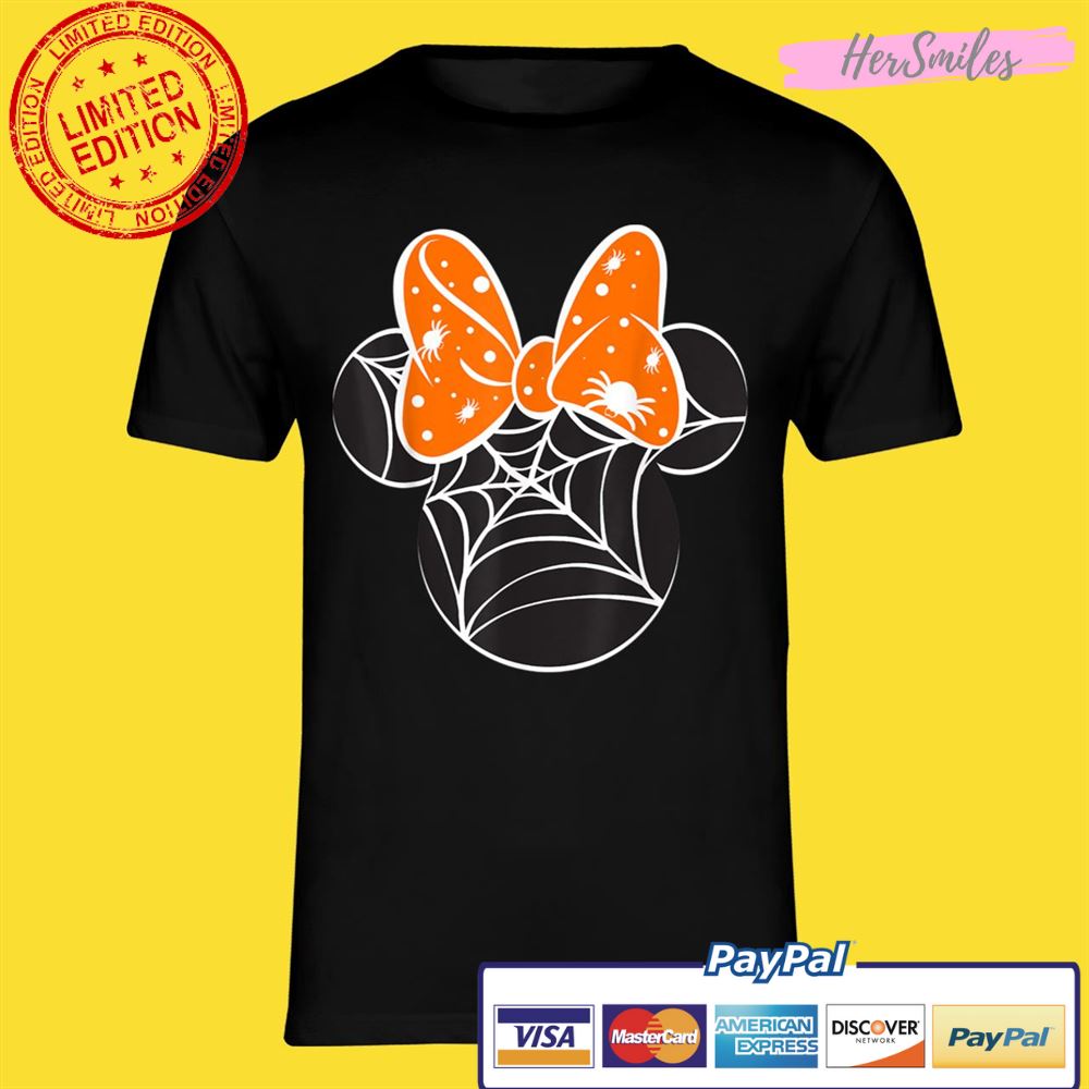 Disney Mickey & Friends Halloween Minnie Spider Shirt