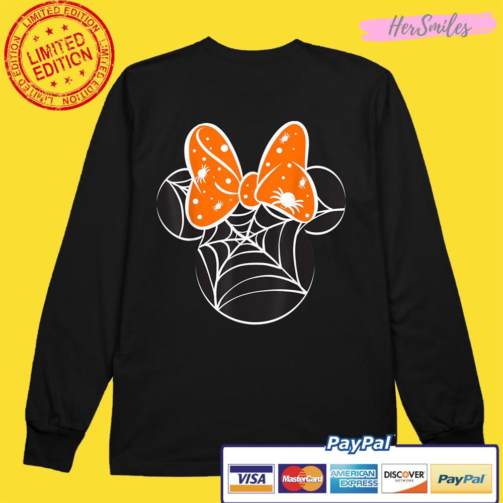 Disney Mickey & Friends Halloween Minnie Spider Shirt
