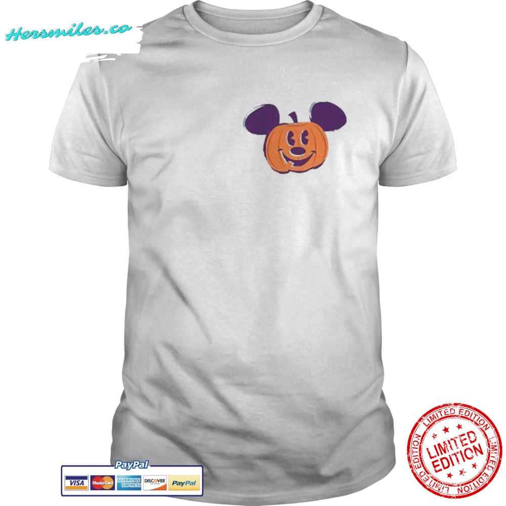 Disney Mickey Mouse Pumpkin JackO’Lantern Shirt