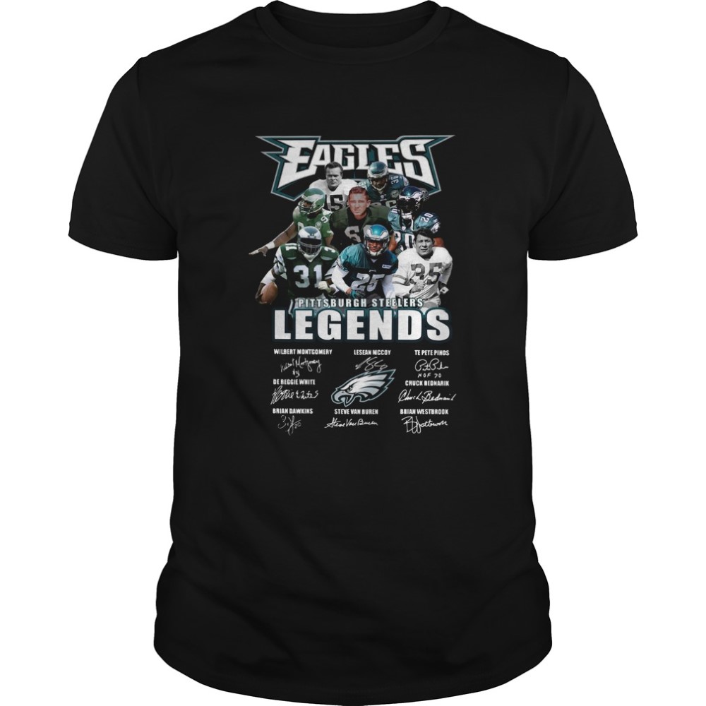 Eagles Pittsburgh Steelers Legends Players Signatures shirt