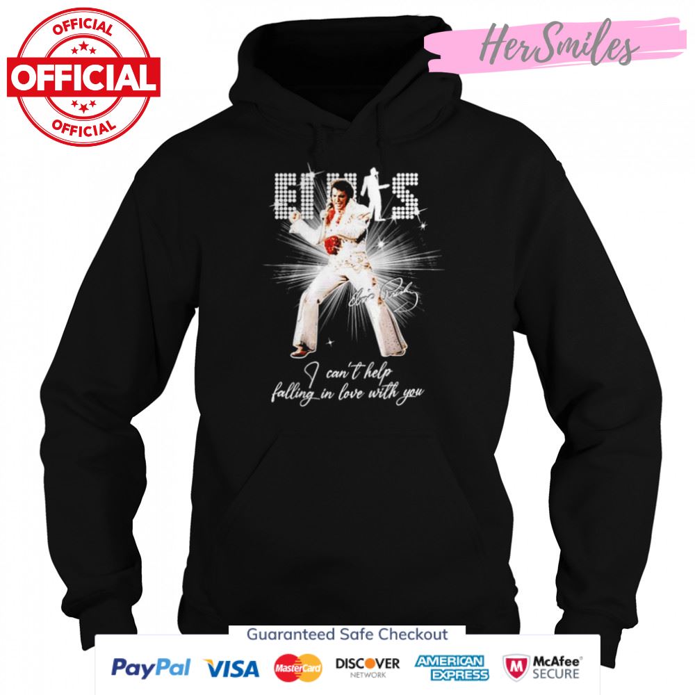 Elvis Presley I can’t help falling in love with you signature shirt Elvis Presley I can’t help falling in love with you signature shirt