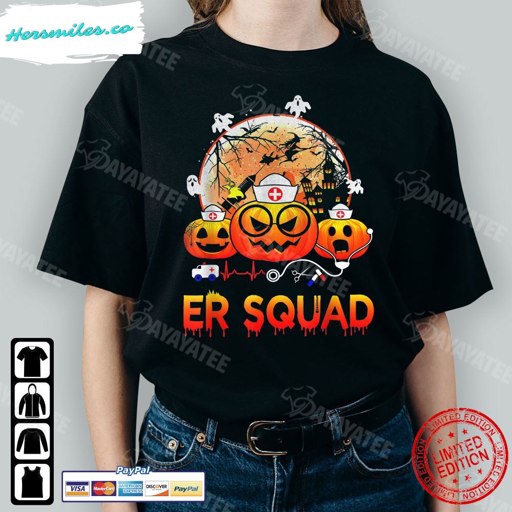 Er Dental Squad Shirt Emergency Room Nurse Halloween T-Shirt