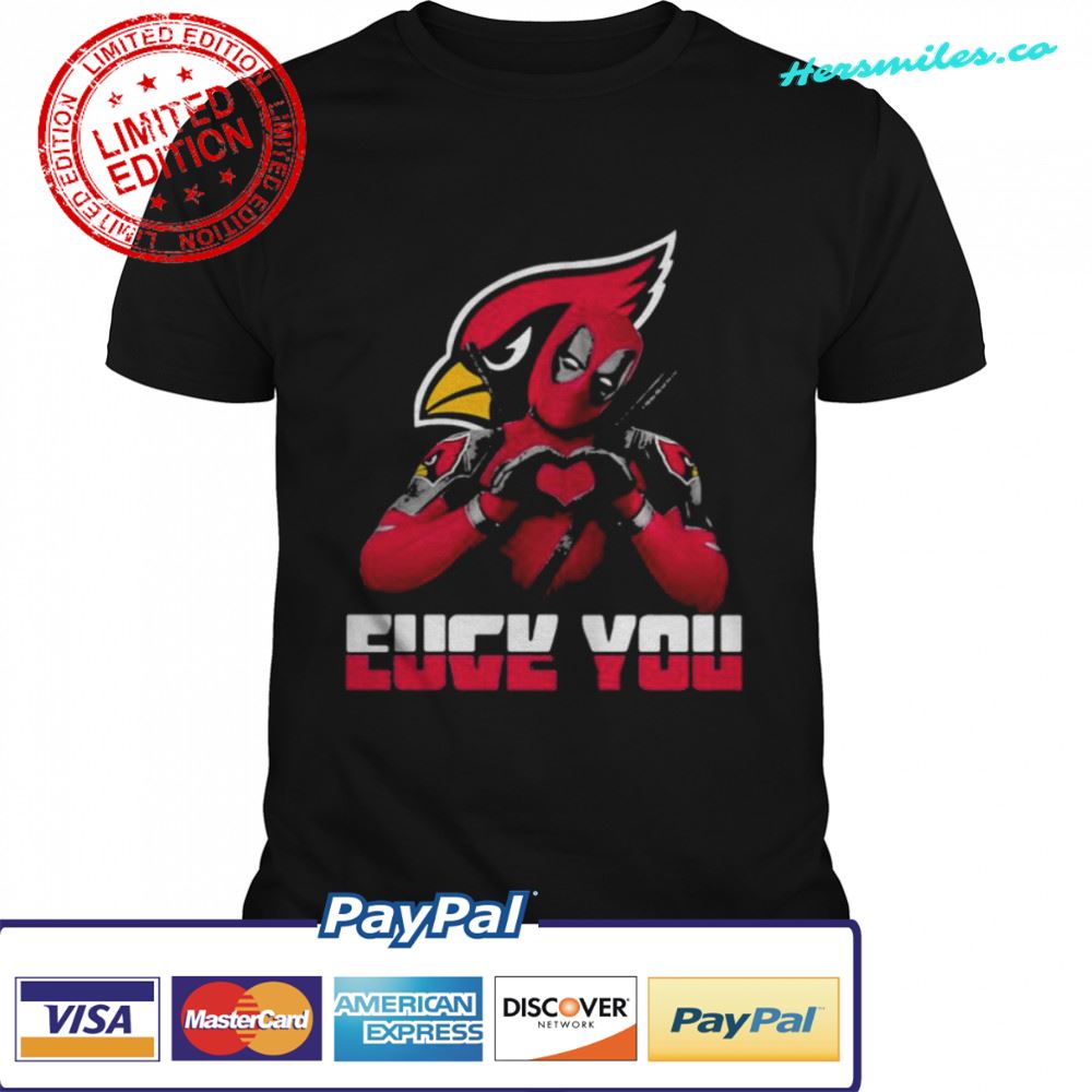 Eucy You Love Deadpool Arizona Cardinals Logo Shirt