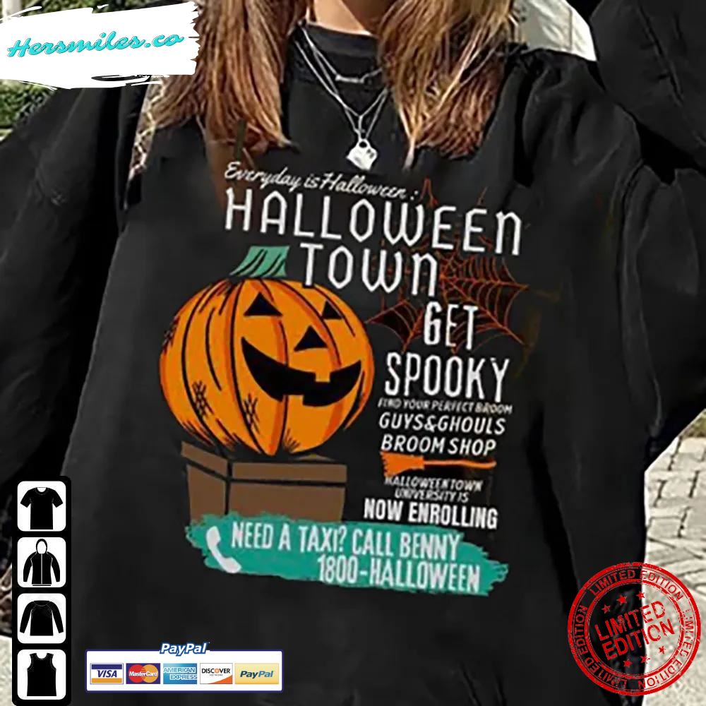 Everyday Is Halloween Sweatshirt Pumpkin Halloweentown University T-Shirt