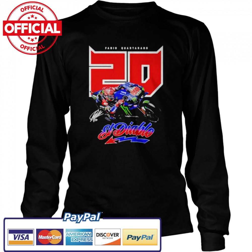 Fabio Quartararo El Diablo 20 Signature Shirt Fabio Quartararo El Diablo 20 Signature Shirt