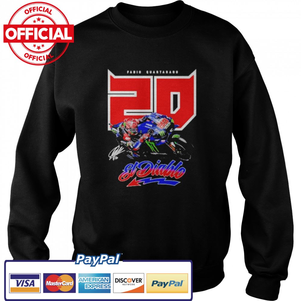 Fabio Quartararo El Diablo 20 Signature Shirt Fabio Quartararo El Diablo 20 Signature Shirt