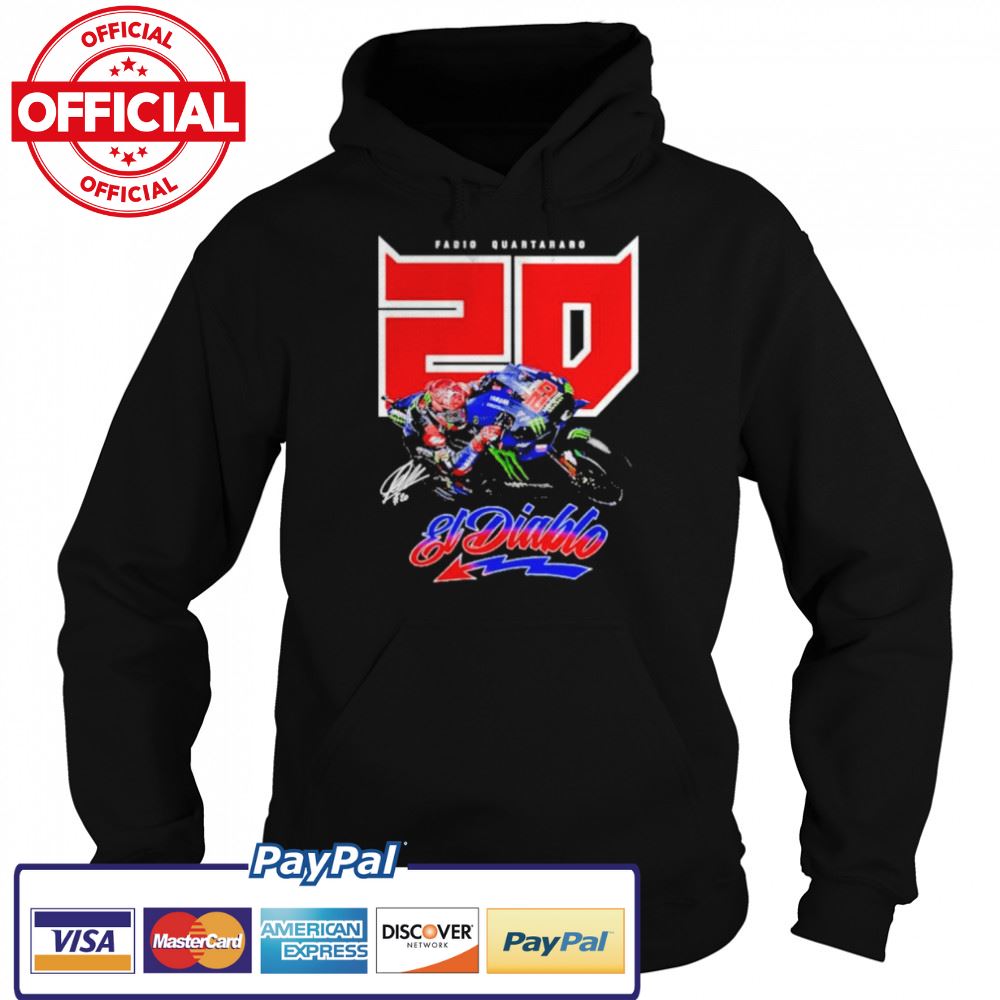 Fabio Quartararo El Diablo 20 Signature Shirt Fabio Quartararo El Diablo 20 Signature Shirt