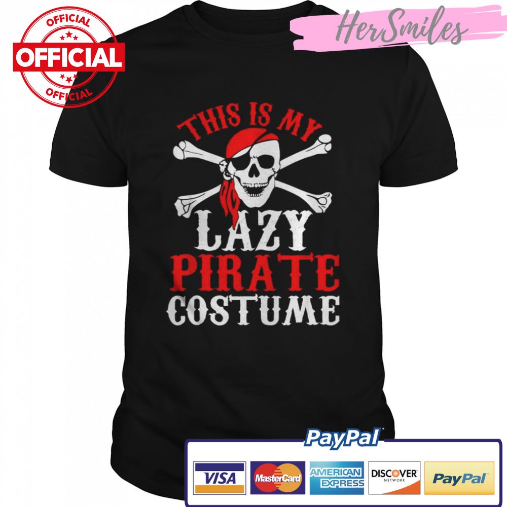 Funny Halloween Pirate Clothes Costume shirt