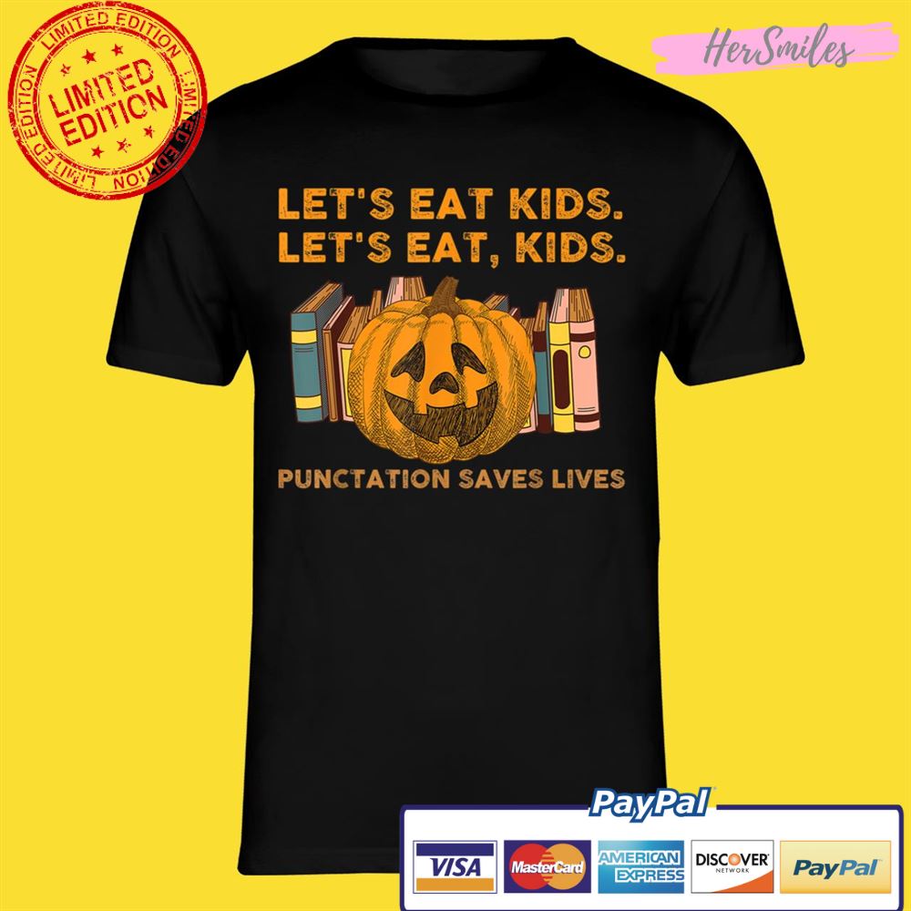 Funny Teachers Halloween Pumpkin Costume Shirt