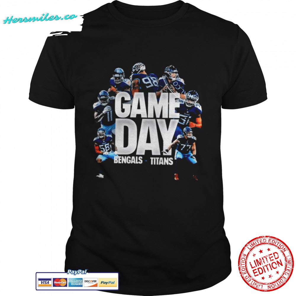 Game Day Cincinnati Bengals Vs Tennessee Titans 2022 Divisional Round Shirt