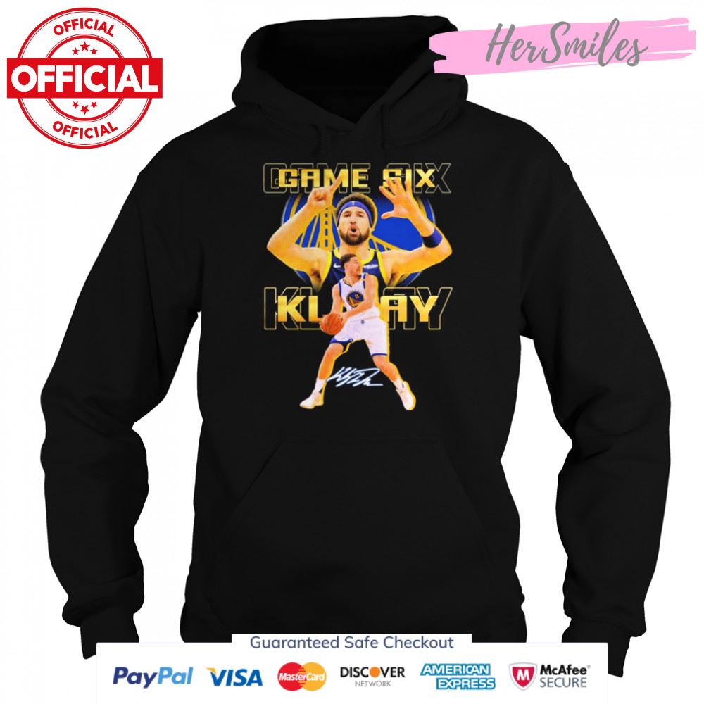 Game Six Klay Thompson NBA Champions Signatures Shirt Game Six Klay Thompson NBA Champions Signatures Shirt
