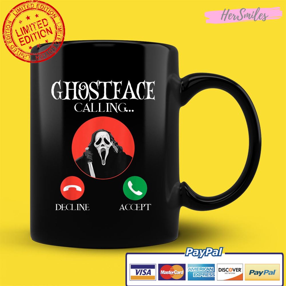 Ghostface Calling Halloween Funny Shirt