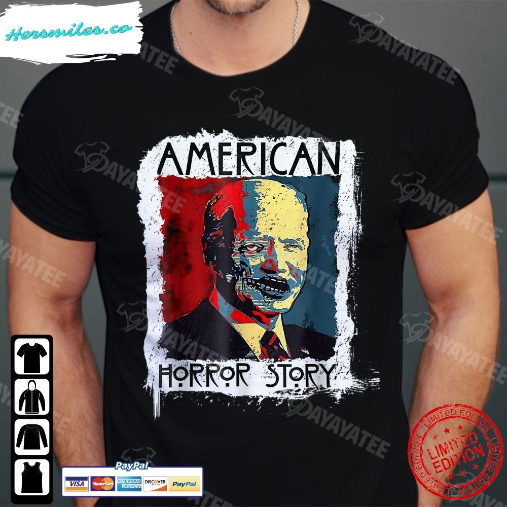 Halloween Horror Shirt Biden Horror American Zombie Story T-Shirt