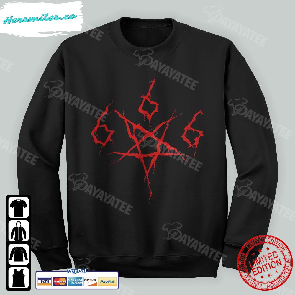 Halloween Horror Shirt Devil Satan Satanic 666 Pentagram Occult T-Shirt