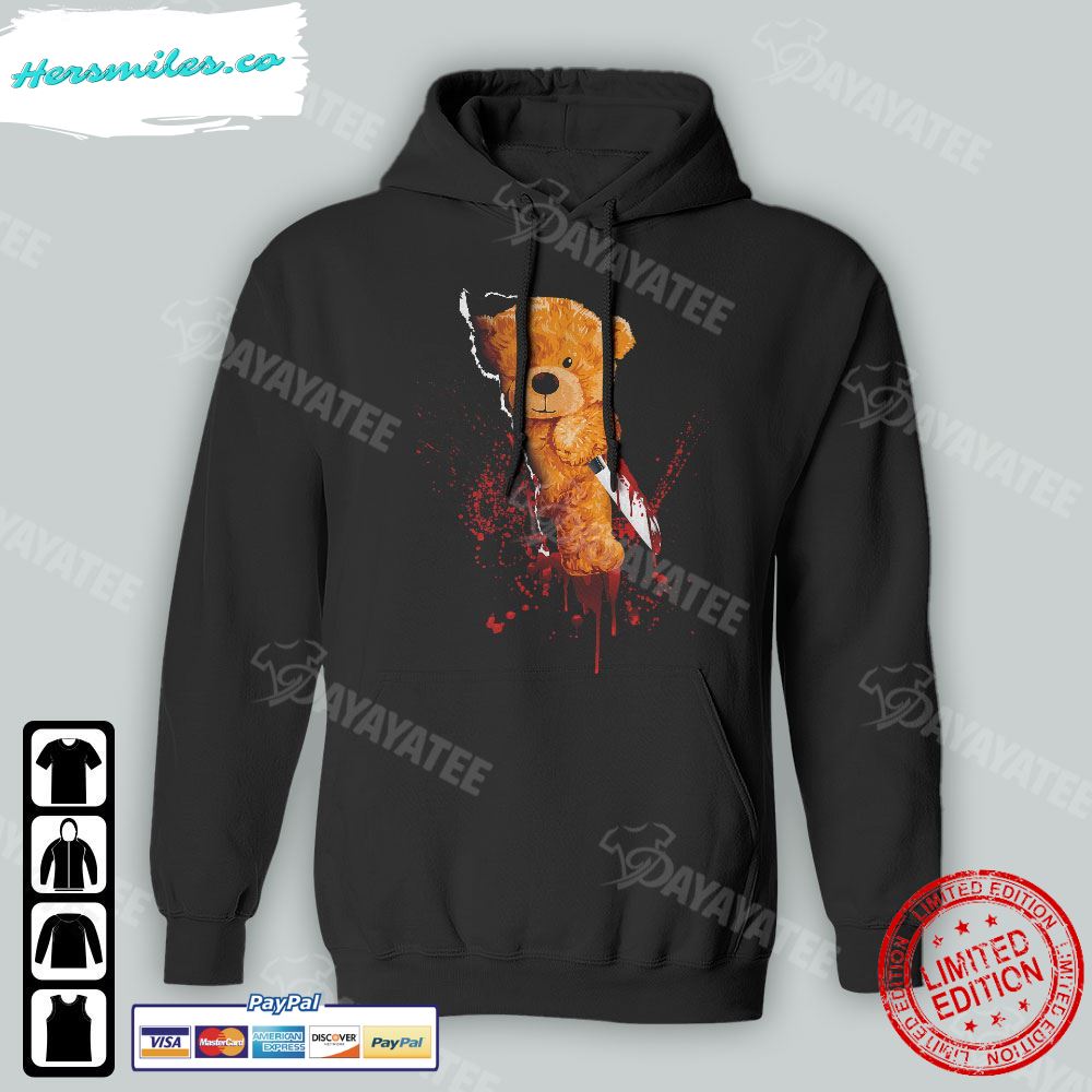 Halloween Horror Shirt Horror Teddy Bear T-Shirt Halloween Horror Shirt Horror Teddy Bear T-Shirt