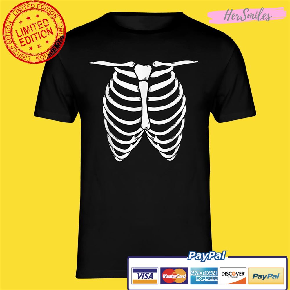 Halloween Skeleton Torso Shirt
