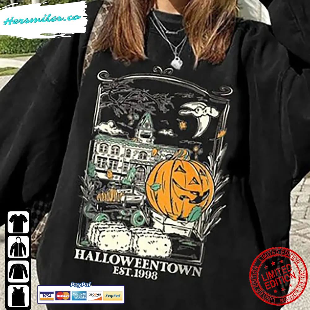 Halloweentown Est 1998 Sweatshirt Pumpkin Halloweentown T-Shirt
