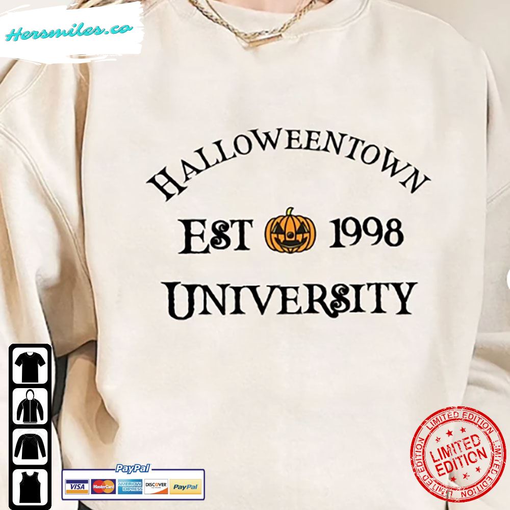 Halloweentown University Sweatshirt Halloween Pumpkin T-Shirt