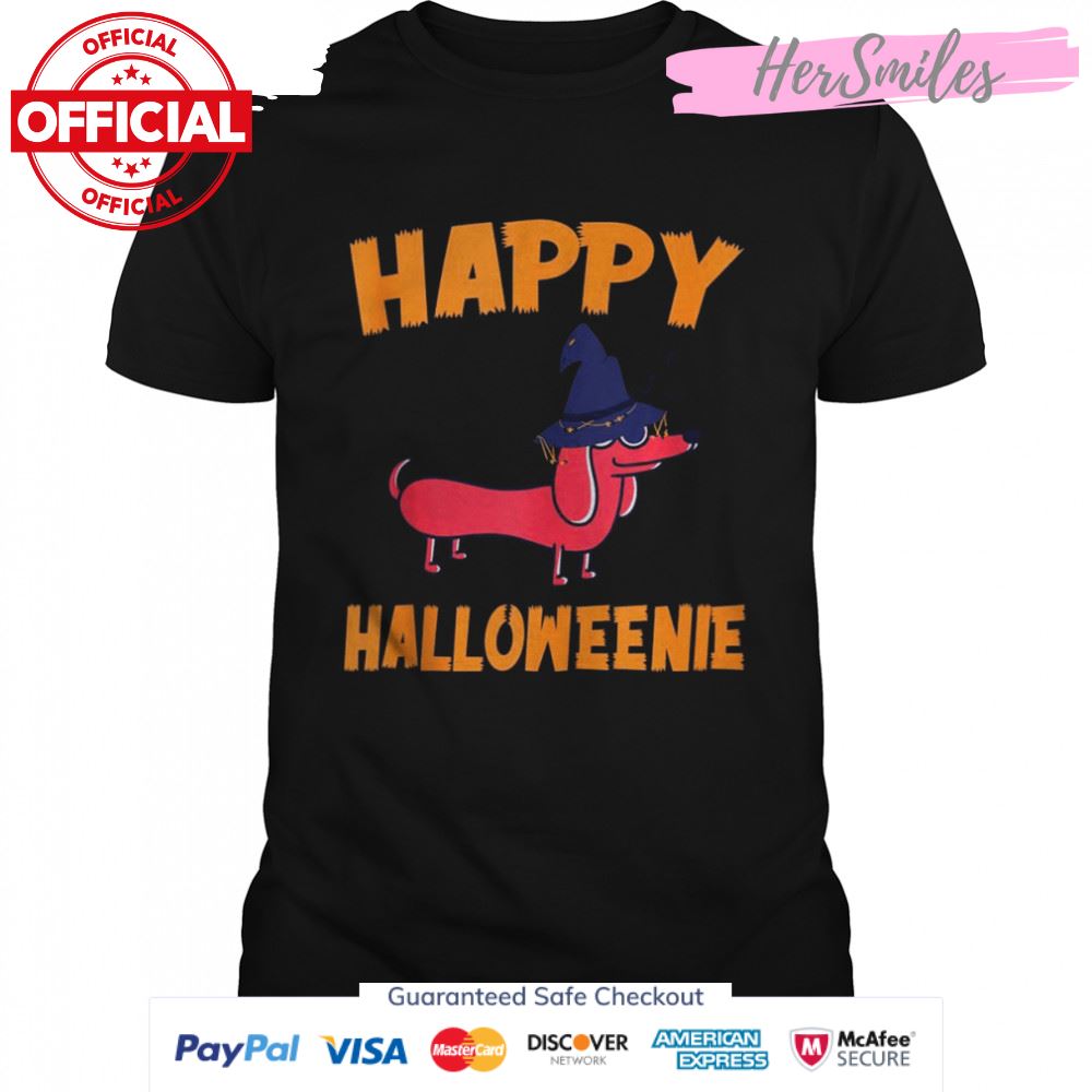 Happy Halloweenie Wiener Dog Costume Dachshund Halloween Tank Shirt