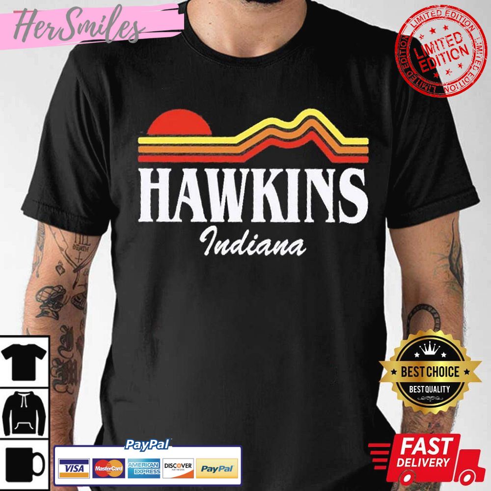 Hawkins Indiana, Stuck in the Upside Down Best Shirt