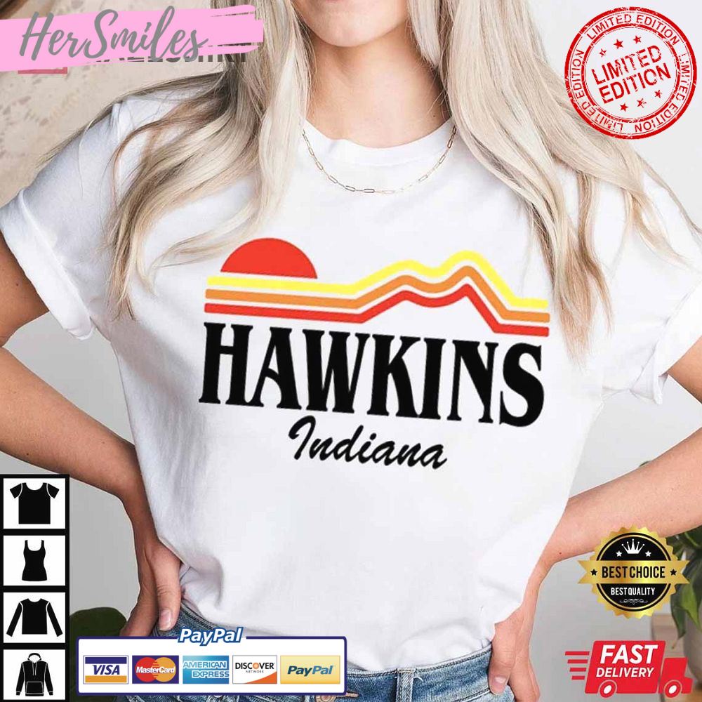 Hawkins Indiana, Stuck in the Upside Down Best Shirt