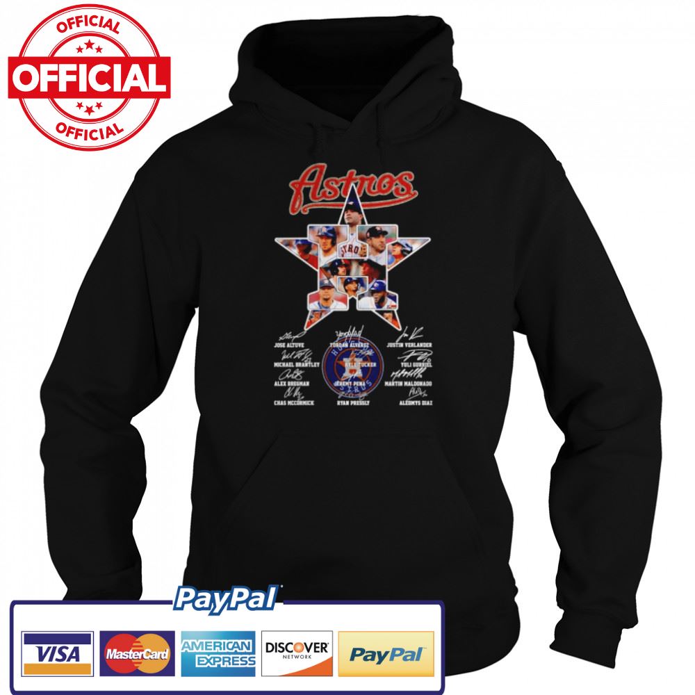 Houston Astros Baseball Team 2022 Signatures Shirt Houston Astros Baseball Team 2022 Signatures Shirt