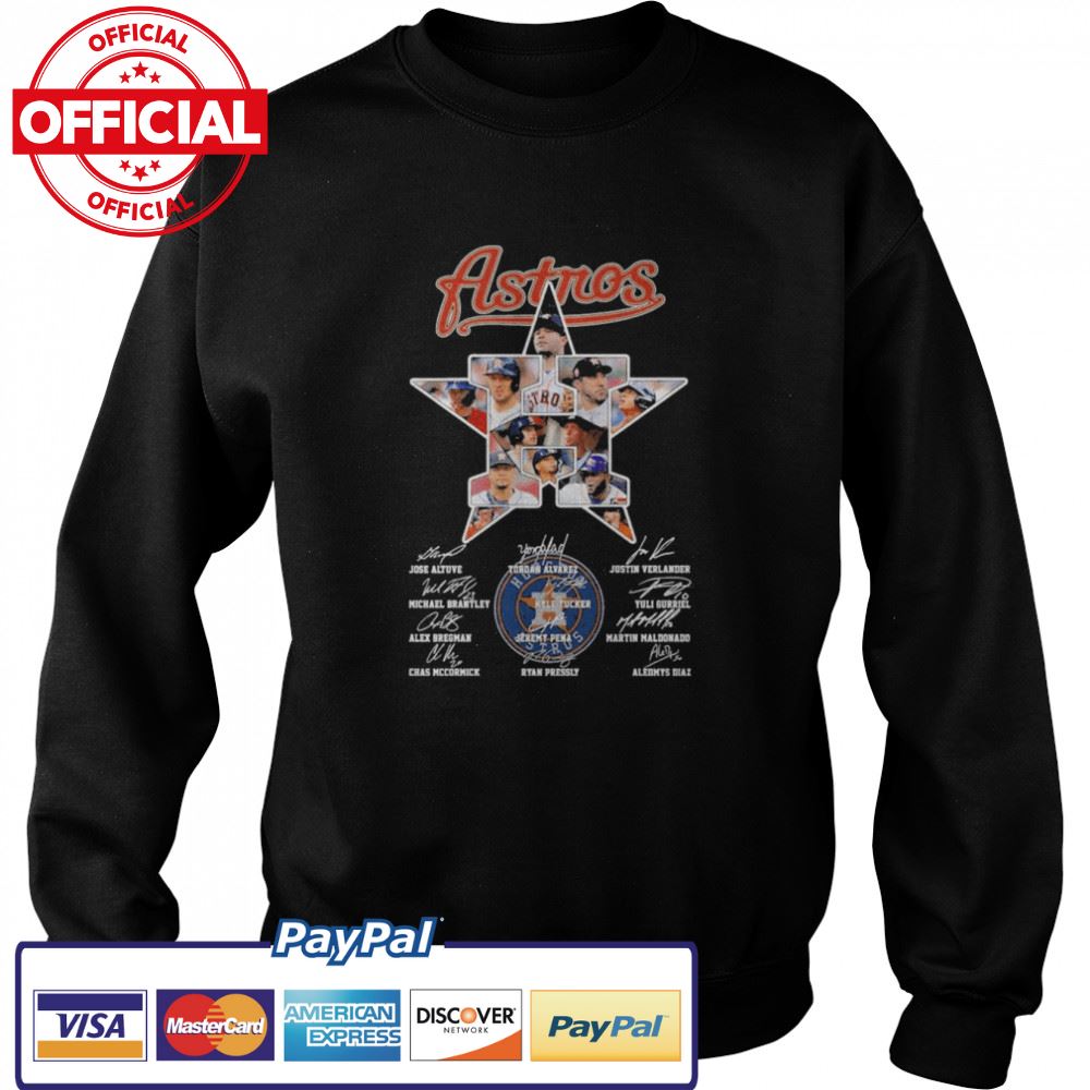 Houston Astros Team Baseball Jose Altuve Yordan Alvarez signatures shirt Houston Astros Team Baseball Jose Altuve Yordan Alvarez signatures shirt