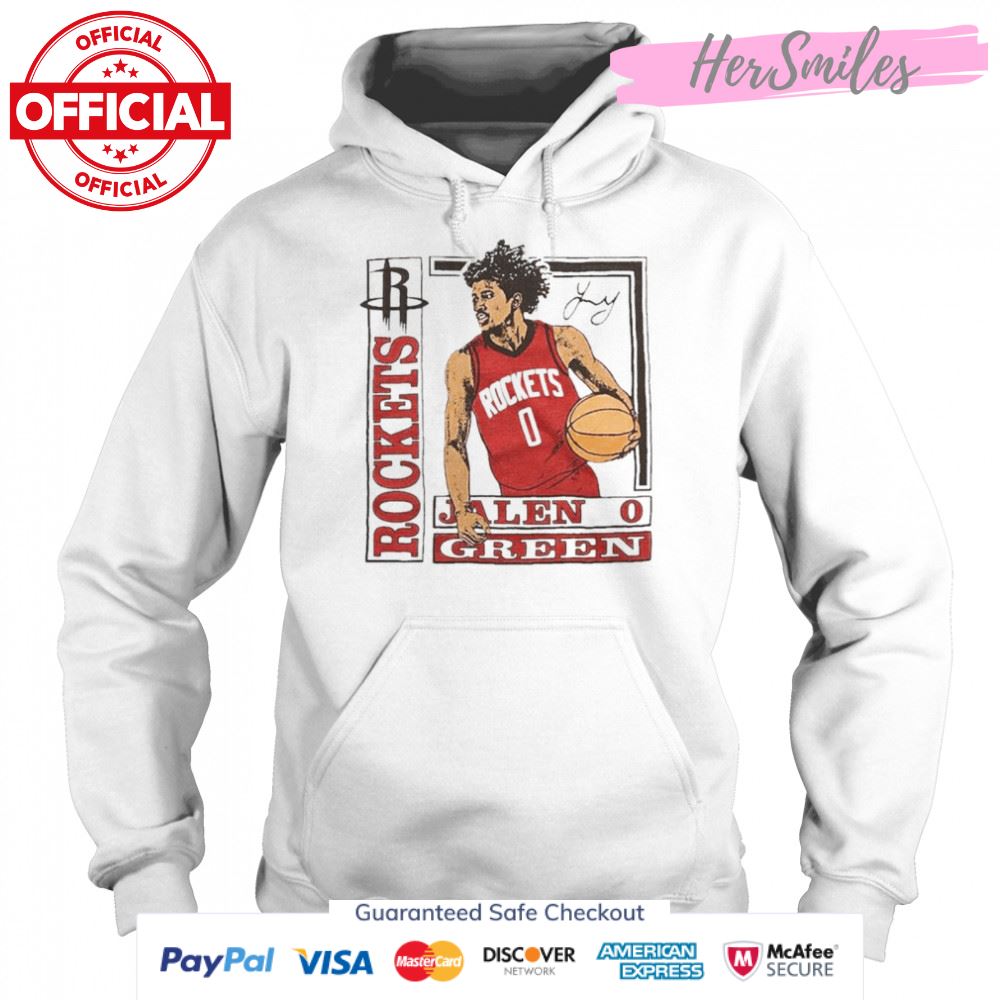 Houston Rockets Rookie Jalen Green Basketball signature shirt Houston Rockets Rookie Jalen Green Basketball signature shirt