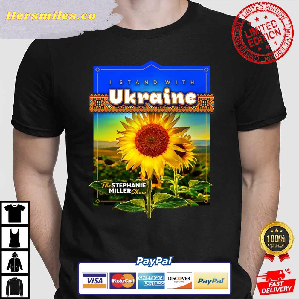I Stand With Ukraine Sunflower Support Ukraine T-Shirt