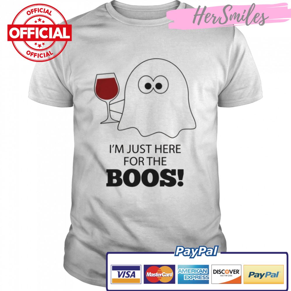 I’m Just Here for the Boos Lustiger HalloweenWein Langarm shirt